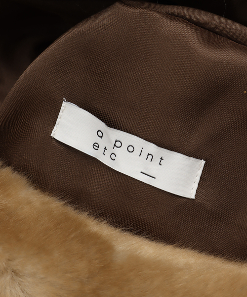 Noble(ノーブル)の「【a.point】 ECOFURハット(キャップ・レディース・キャメル・FREE)」の8枚目の写真