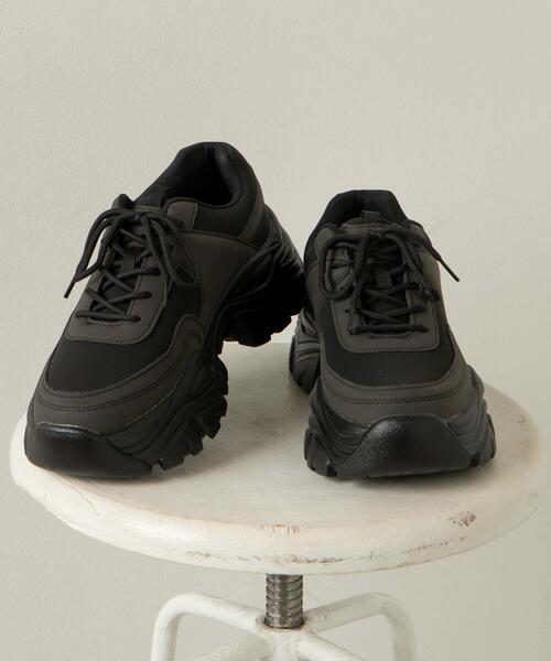 WEGO（ウィゴー）の「WEGO/配色厚底スニーカー（スニーカー・レディース・ブラック/ホワイト系その他/ライトグレー・MEDIUM/LARGE）」の10枚目の写真