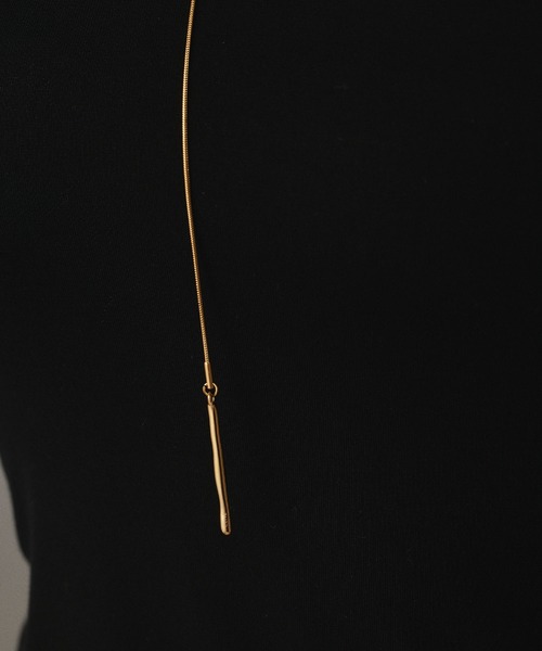 CENE（セネ）の「【CENE】セネ/ニュアンスリングラリエット（ネックレス・レディース・ゴールド/シルバー・FREE）」の17枚目の写真