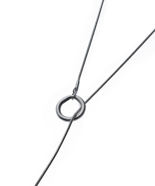 CENE（セネ）の「【CENE】セネ/ニュアンスリングラリエット（ネックレス・レディース・ゴールド/シルバー・FREE）」の9枚目の写真