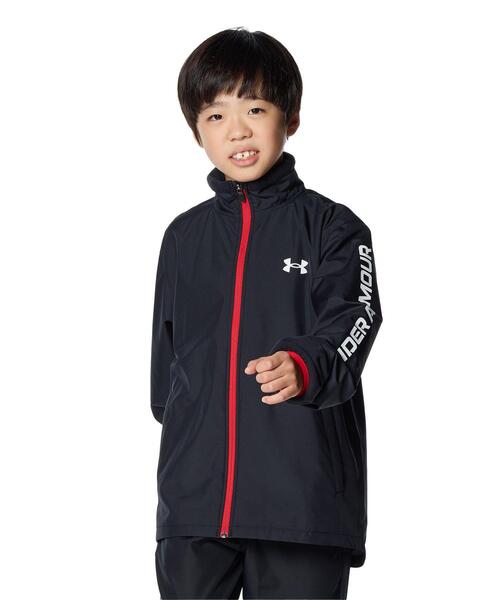 【セール】UAハイブリッド ウーブン フルジップ ジャケット（トレーニング/KIDS）（その他アウター）｜UNDER ARMOUR（アンダーアーマー）
