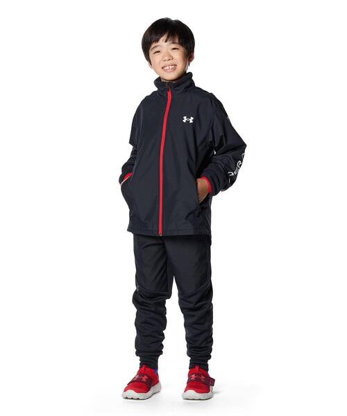 【セール】UAハイブリッド ウーブン フルジップ ジャケット（トレーニング/KIDS）（その他アウター）｜UNDER ARMOUR（アンダーアーマー）