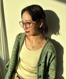 kutir（クティール）の「kutirlune／細フレームだてメガネ（メガネ・レディース）」