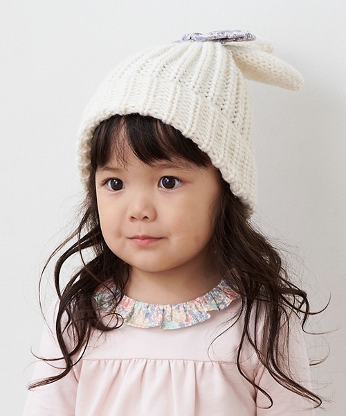 sense of wonder（センスオブワンダー）の「ウサ耳ニット帽子