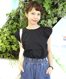 Kastane | 【Kastane】袖ギャザーブラウス(シャツ/ブラウス)