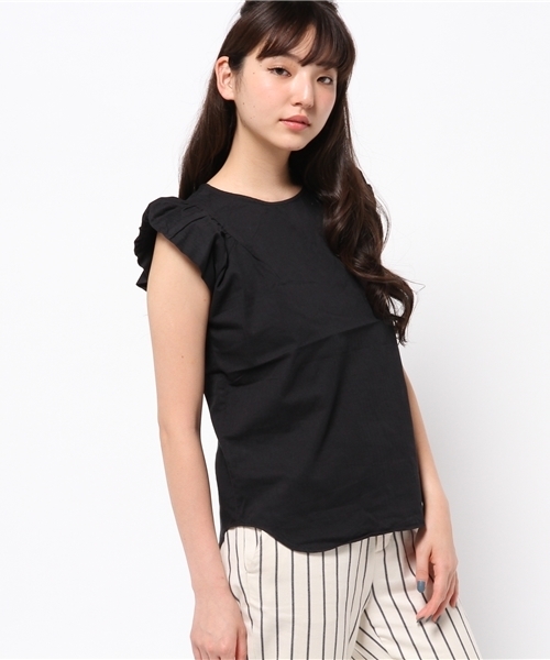 Kastane（カスタネ）の「【Kastane】袖ギャザーブラウス（シャツ/ブラウス・レディース・カーキ/レッド/ブラック/アイボリー・FREE）」の17枚目の写真