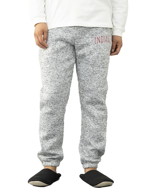 STYLEBLOCK（スタイルブロック）の「ニットフリース裏起毛プリントリラックスパンツ（その他パンツ・メンズ・杢グレー/ブラウン/ヘザーチャコール/ブラックミックス・M/L/LL）」の3枚目の写真