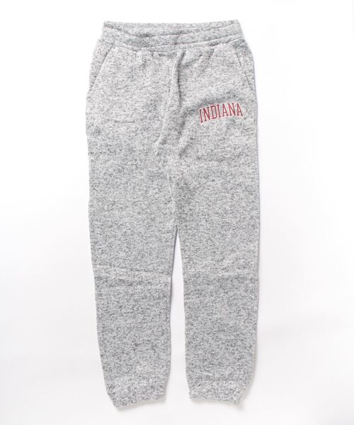 STYLEBLOCK（スタイルブロック）の「ニットフリース裏起毛プリントリラックスパンツ（その他パンツ・メンズ・杢グレー/ブラウン/ヘザーチャコール/ブラックミックス・M/L/LL）」の7枚目の写真