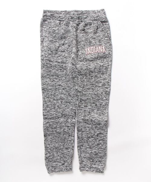 STYLEBLOCK（スタイルブロック）の「ニットフリース裏起毛プリントリラックスパンツ（その他パンツ・メンズ・杢グレー/ブラウン/ヘザーチャコール/ブラックミックス・M/L/LL）」の8枚目の写真