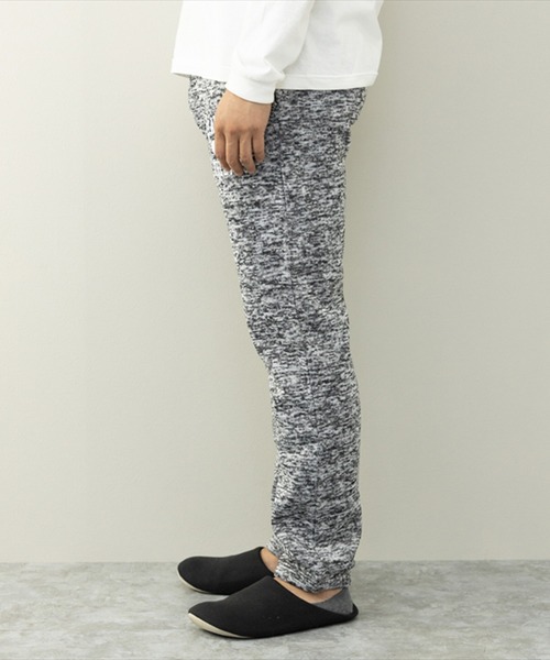 STYLEBLOCK（スタイルブロック）の「ニットフリース裏起毛プリントリラックスパンツ（その他パンツ・メンズ・杢グレー/ブラウン/ヘザーチャコール/ブラックミックス・M/L/LL）」の10枚目の写真