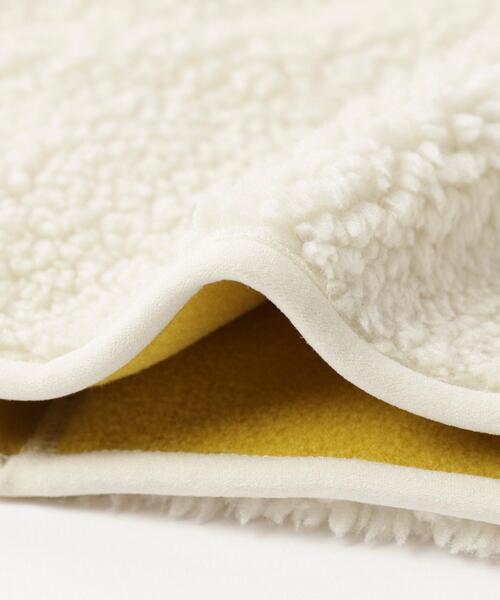 coen（コーエン）の「【WEB限定】BLEU DE VERDUN（ブルーデバードン）別注ボアジャケット（ノーカラージャケット・レディース・オフホワイト/ダークグレー・M/L）」の9枚目の写真