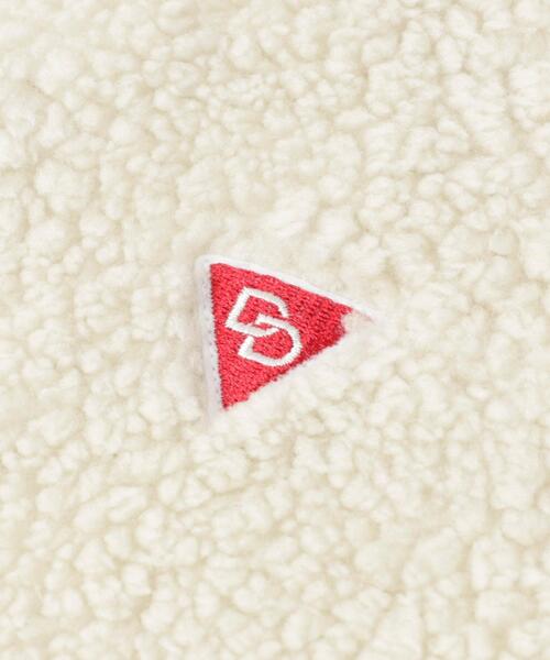 coen（コーエン）の「【WEB限定】BLEU DE VERDUN（ブルーデバードン）別注ボアジャケット（ノーカラージャケット・レディース・オフホワイト/ダークグレー・M/L）」の6枚目の写真