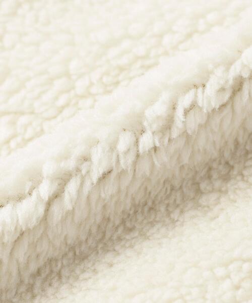 coen（コーエン）の「【WEB限定】BLEU DE VERDUN（ブルーデバードン）別注ボアジャケット（ノーカラージャケット・レディース・オフホワイト/ダークグレー・M/L）」の12枚目の写真