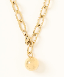 LOWRYS FARM | ボールトップステンレスネックレス　983940(ネックレス)