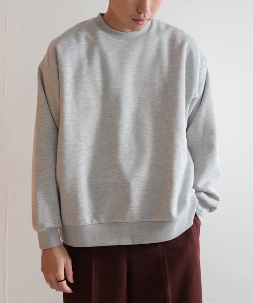 SENSE OF PLACE by URBAN RESEARCH(センスオブプレイスバイアーバンリサーチ)の「ハーフウラキモウライトスウェットシャツ(スウェット・メンズ・ブルー/グレー/ブラック・LARGE/MEDIUM)」の4枚目の写真