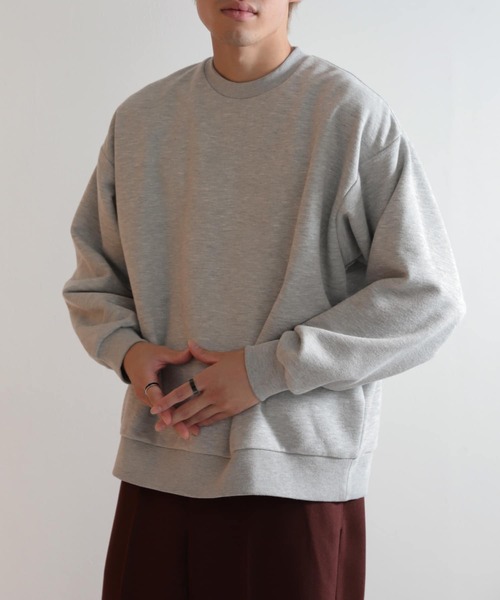 SENSE OF PLACE by URBAN RESEARCH(センスオブプレイスバイアーバンリサーチ)の「ハーフウラキモウライトスウェットシャツ(スウェット・メンズ・ブルー/グレー/ブラック・LARGE/MEDIUM)」の5枚目の写真