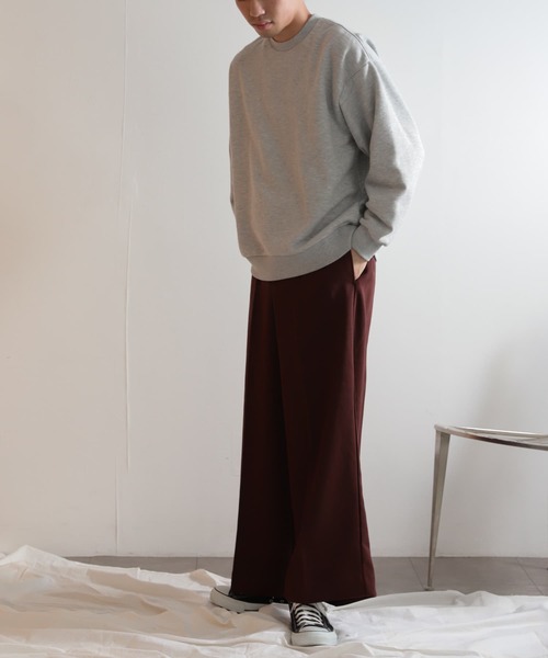 SENSE OF PLACE by URBAN RESEARCH(センスオブプレイスバイアーバンリサーチ)の「ハーフウラキモウライトスウェットシャツ(スウェット・メンズ・ブルー/グレー/ブラック・LARGE/MEDIUM)」の9枚目の写真