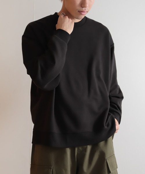 SENSE OF PLACE by URBAN RESEARCH(センスオブプレイスバイアーバンリサーチ)の「ハーフウラキモウライトスウェットシャツ(スウェット・メンズ・ブルー/グレー/ブラック・LARGE/MEDIUM)」の12枚目の写真