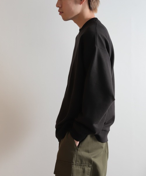 SENSE OF PLACE by URBAN RESEARCH(センスオブプレイスバイアーバンリサーチ)の「ハーフウラキモウライトスウェットシャツ(スウェット・メンズ・ブルー/グレー/ブラック・LARGE/MEDIUM)」の13枚目の写真