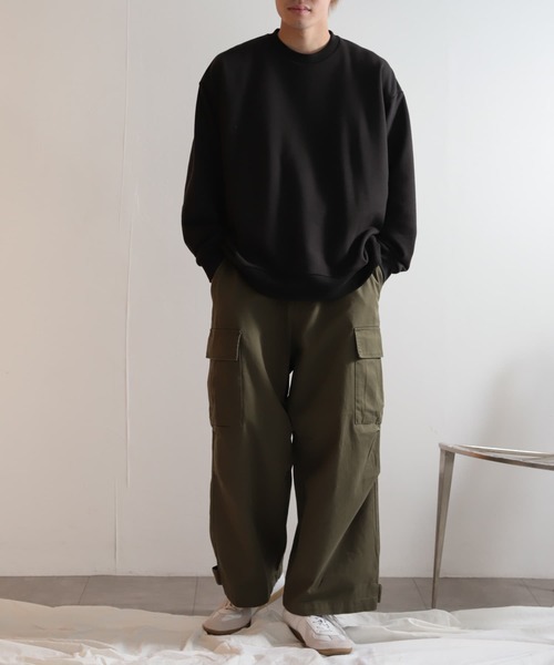 SENSE OF PLACE by URBAN RESEARCH(センスオブプレイスバイアーバンリサーチ)の「ハーフウラキモウライトスウェットシャツ(スウェット・メンズ・ブルー/グレー/ブラック・LARGE/MEDIUM)」の15枚目の写真