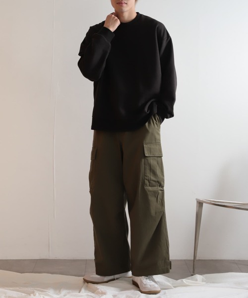 SENSE OF PLACE by URBAN RESEARCH(センスオブプレイスバイアーバンリサーチ)の「ハーフウラキモウライトスウェットシャツ(スウェット・メンズ・ブルー/グレー/ブラック・LARGE/MEDIUM)」の16枚目の写真