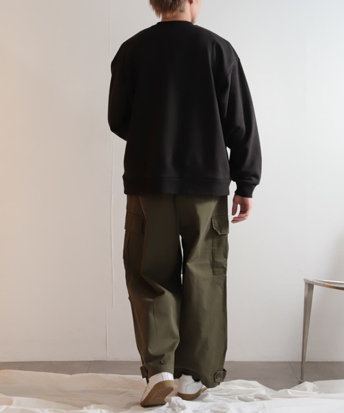 SENSE OF PLACE by URBAN RESEARCH(センスオブプレイスバイアーバンリサーチ)の「ハーフウラキモウライトスウェットシャツ(スウェット・メンズ・ブルー/グレー/ブラック・LARGE/MEDIUM)」の17枚目の写真