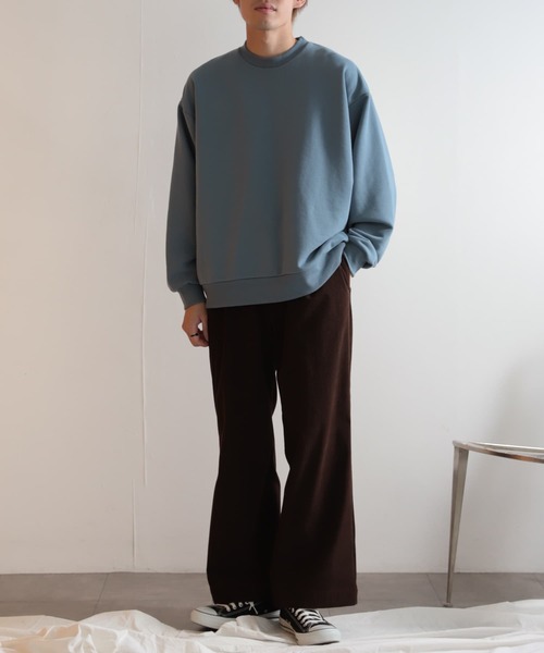 SENSE OF PLACE by URBAN RESEARCH(センスオブプレイスバイアーバンリサーチ)の「ハーフウラキモウライトスウェットシャツ(スウェット・メンズ・ブルー/グレー/ブラック・LARGE/MEDIUM)」の22枚目の写真
