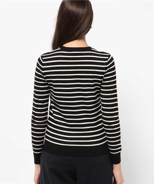 NATURAL BEAUTY BASIC（ナチュラルビューティーベーシック）の「ビジューニット（ニット/セーター・レディース・ボルドー/ブラック系その他/グレー・MEDIUM）」の10枚目の写真