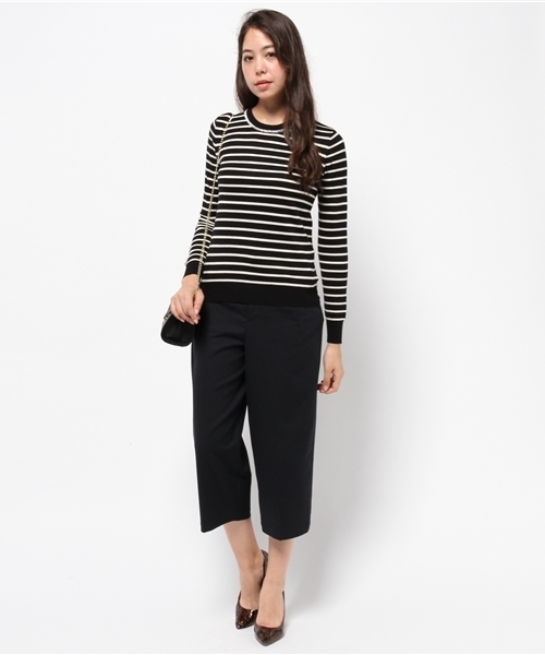 NATURAL BEAUTY BASIC（ナチュラルビューティーベーシック）の「ビジューニット（ニット/セーター・レディース・ボルドー/ブラック系その他/グレー・MEDIUM）」の11枚目の写真