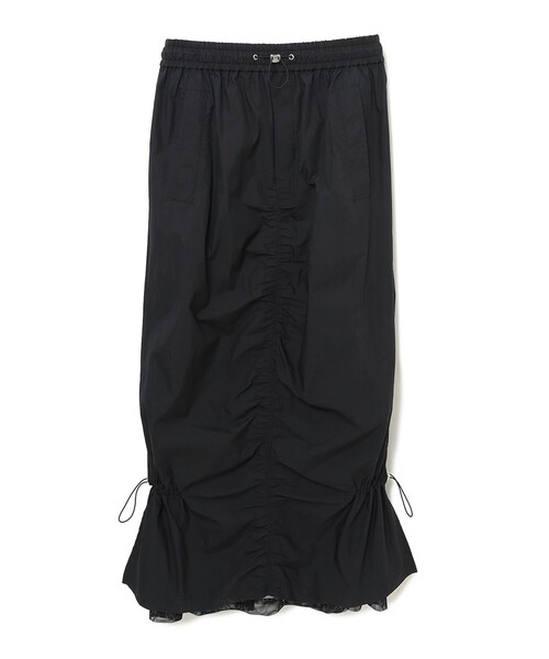 Ray BEAMS(レイビームス)の「Ray BEAMS / メッシュ レイヤー ドロスト スカート(スカート・レディース・ブラック/アイボリー・0/1)」の18枚目の写真