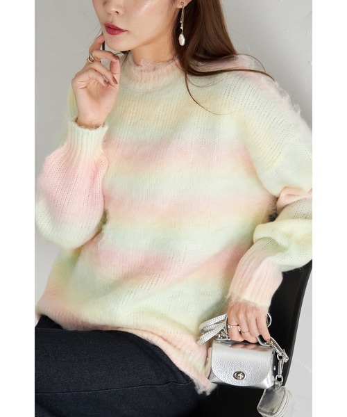【美品】90s グラデーションニット fantasie di settembre aef6cbd97071ffd0a5b5f9c963f421