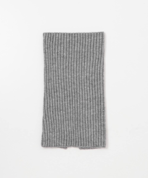 RODE SKO（ロデスコ）の「2WAYリブネックウォーマー（ネックウォーマー/スヌード・レディース・ベージュ/ブラック/グレー・ONE）」の21枚目の写真