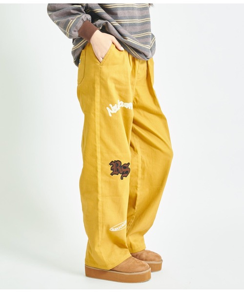 ANAP GiRL(アナップガール)の「R+Sワッペン付パンツ(その他パンツ・キッズ・マスタード/ブルー/ブラック・S/M/XS)」の8枚目の写真