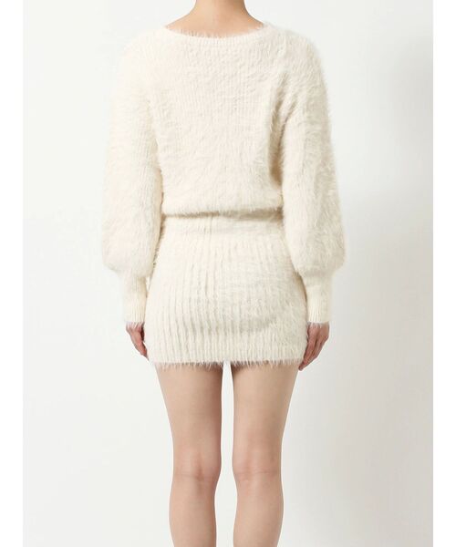 RESEXXY（リゼクシー）の「シャギーニットワンピース（ワンピース・レディース・その他1/ピンク/ブラック・FREE）」の20枚目の写真