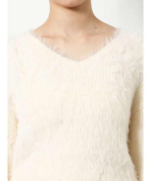 RESEXXY（リゼクシー）の「シャギーニットワンピース（ワンピース・レディース・その他1/ピンク/ブラック・FREE）」の21枚目の写真