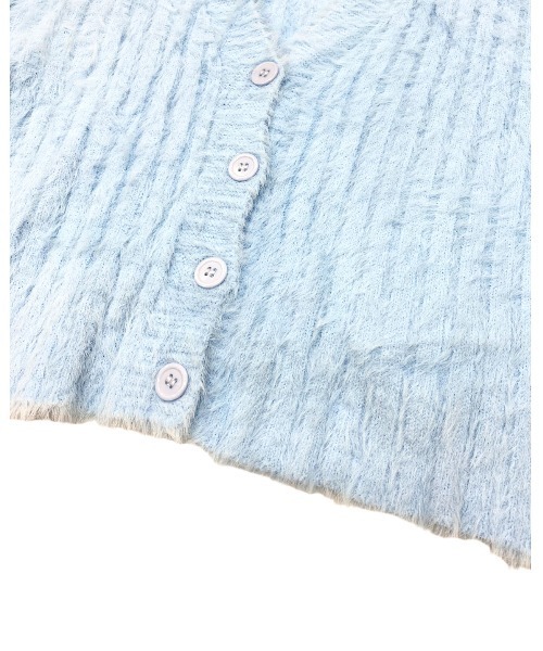 Chouchour(シュシュール)の「【chouchour/シュシュール】フェザー糸ショート丈カーディガン(カーディガン/ボレロ・レディース・ホワイト/ブラック/グレー/サックスブルー/ピンク・FREE)」の20枚目の写真