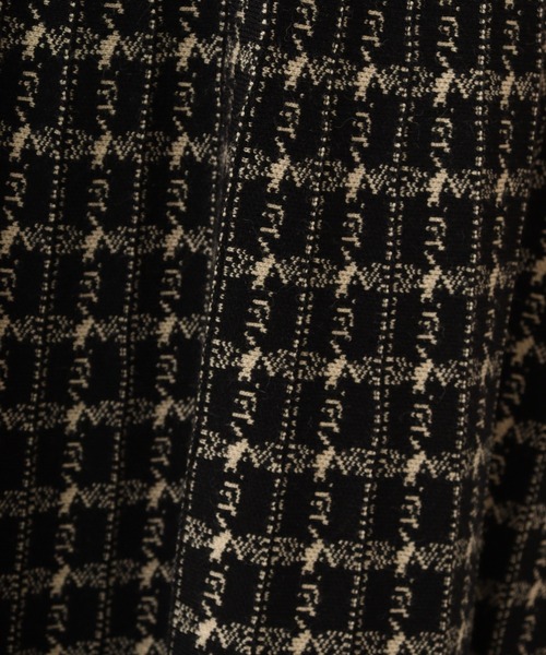 FUNALIVE（ファンアライブ）の「je crois soi チェック柄ジャカードニットスカート（スカート・レディース・ベージュ/ブラック/オフホワイト/ブラウン/グレー/ブラック系その他/グレー系その他/ベージュ系その他・FREE）」の13枚目の写真