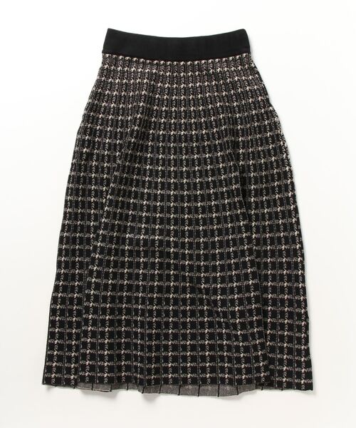 FUNALIVE（ファンアライブ）の「je crois soi チェック柄ジャカードニットスカート（スカート・レディース・ベージュ/ブラック/オフホワイト/ブラウン/グレー/ブラック系その他/グレー系その他/ベージュ系その他・FREE）」の20枚目の写真