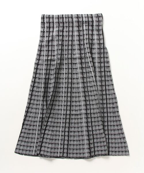 FUNALIVE（ファンアライブ）の「je crois soi チェック柄ジャカードニットスカート（スカート・レディース・ベージュ/ブラック/オフホワイト/ブラウン/グレー/ブラック系その他/グレー系その他/ベージュ系その他・FREE）」の22枚目の写真