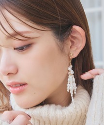 LANTINAM（ランティナム）の「Lantinamロゴパールピアス（ピアス（両耳用））」