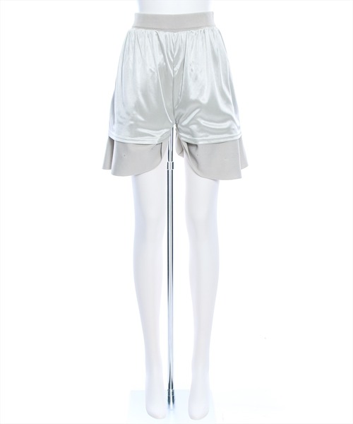 clear（クリア）の「インパン付きパールニットフレアスカート（スカート・レディース・ブラック/グレイッシュベージュ・F）」の9枚目の写真