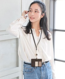Clelia（クレリア）の「リール付きストライプデザインのパスケース（パスケース）」