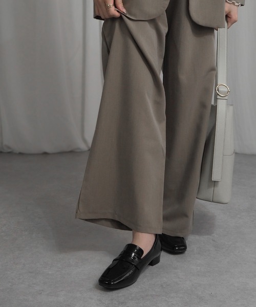 minia（ミニア）の「スクエアトゥコインローファー（ローファー・レディース・ブラック/シルバー/ブラック系1/アイボリー・LL/S/M/L）」の22枚目の写真