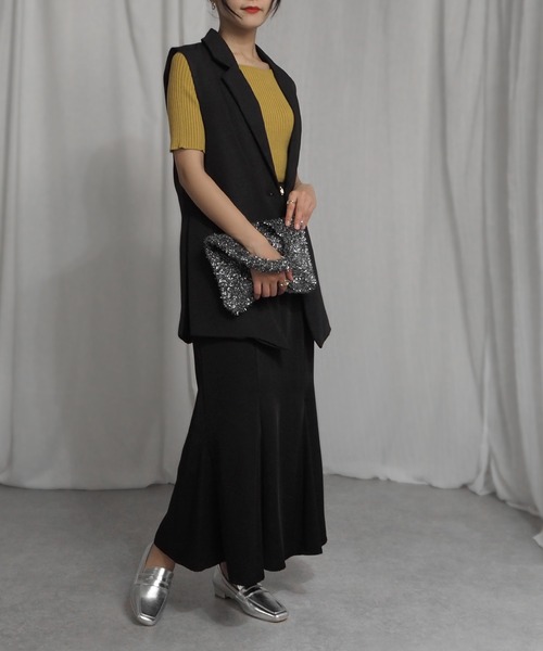 minia（ミニア）の「スクエアトゥコインローファー（ローファー・レディース・ブラック/シルバー/ブラック系1/アイボリー・LL/S/M/L）」の13枚目の写真