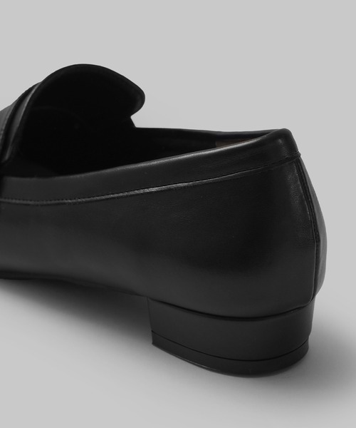 minia（ミニア）の「スクエアトゥコインローファー（ローファー・レディース・ブラック/シルバー/ブラック系1/アイボリー・LL/S/M/L）」の12枚目の写真