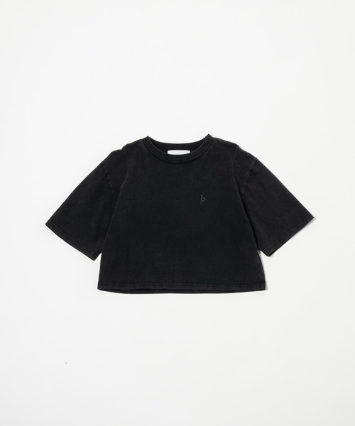 17HR(セブンティーンアワーズ)の「ピグメントちびT(Tシャツ/カットソー・レディース・ブラック/ブルー・FREE)」の2枚目の写真