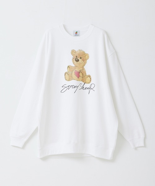 STRAY SHEEP（ストレイシープ）の「【STRAY SHEEP/ストレイシープ】スージー・ズー×STRAY SHEEP スウェット/オーバーサイズトレーナー（スウェット・レディース・ホワイト系その他2/ホワイト系その他4/ホワイト系その他/ホワイト系その他3・MEDIUM/X-LARGE/LARGE）」の2枚目の写真