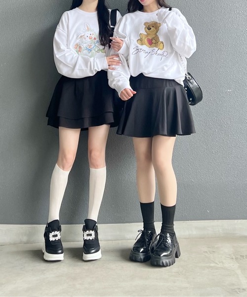 STRAY SHEEP（ストレイシープ）の「【STRAY SHEEP/ストレイシープ】スージー・ズー×STRAY SHEEP スウェット/オーバーサイズトレーナー（スウェット・レディース・ホワイト系その他2/ホワイト系その他4/ホワイト系その他/ホワイト系その他3・MEDIUM/X-LARGE/LARGE）」の8枚目の写真