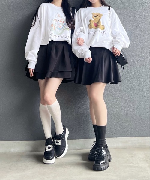 STRAY SHEEP（ストレイシープ）の「【STRAY SHEEP/ストレイシープ】スージー・ズー×STRAY SHEEP スウェット/オーバーサイズトレーナー（スウェット・レディース・ホワイト系その他2/ホワイト系その他4/ホワイト系その他/ホワイト系その他3・MEDIUM/X-LARGE/LARGE）」の11枚目の写真