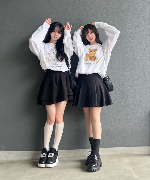 STRAY SHEEP（ストレイシープ）の「【STRAY SHEEP/ストレイシープ】スージー・ズー×STRAY SHEEP スウェット/オーバーサイズトレーナー（スウェット・レディース・ホワイト系その他2/ホワイト系その他4/ホワイト系その他/ホワイト系その他3・MEDIUM/X-LARGE/LARGE）」の13枚目の写真